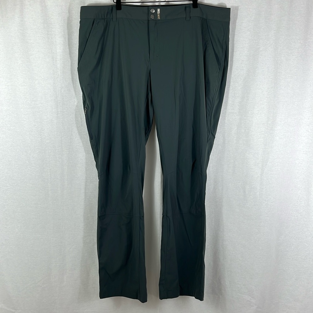 Columbia Saturday Trail Stretch Gray Outdoor Hiking Convertible Pants Size 22WL